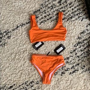 Orange Pretty Little Thing mix & match bikini